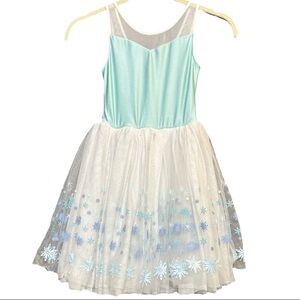 Disney Store Frozen Leotard Tutu Dress Up Princess Fancy Party Dress Size 7/8